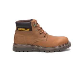 Caterpillar Kängor Sverige - Outbase Waterproof Arbetsskor Herr Bruna AGP-761058